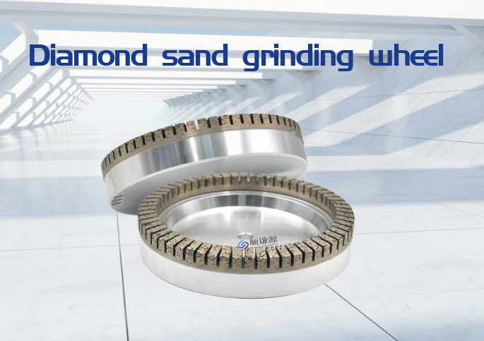 Toothed diamond grinding wheel